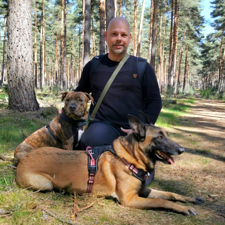 Sven Mrosko mit Jack und Nougat
